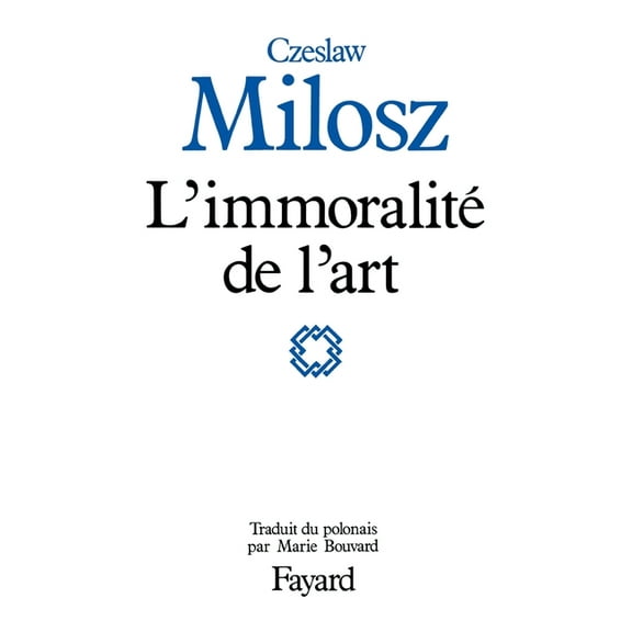 L'ImmoralitÃ© de l'art, (Paperback)