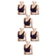 thumbnail image 4 of Jumpingount Sujetador Support de 3 piezas, transpirable para máxima comodidad, sujetadores sin costuras, Top Fitness, sujetador deportivo, ropa negro S 2Conjunto, 4 of 6