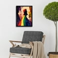 thumbnail image 2 of The Others Abstract LGBTQ Rainbow Figures Art Print Framed Poster Wall Decor 12x16 inch, 2 of 5