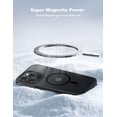 thumbnail image 4 of Funda magnética Tigowos para iPhone 16 Pro negra de 6.3 pulgadas, 4 of 5