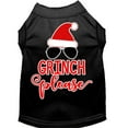 thumbnail image 3 of Christmas Pet Dog  Cat Shirt Screen Printed, "Grinch Please", 3 of 9