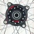 thumbnail image 4 of 1.60-10inch Front 1.60-10 inch Rear Rims Aluminum Alloy Wheel Rims Black Hub for CRF50 XR50 70 Apollo SDG 50cc 110 125cc, 4 of 6