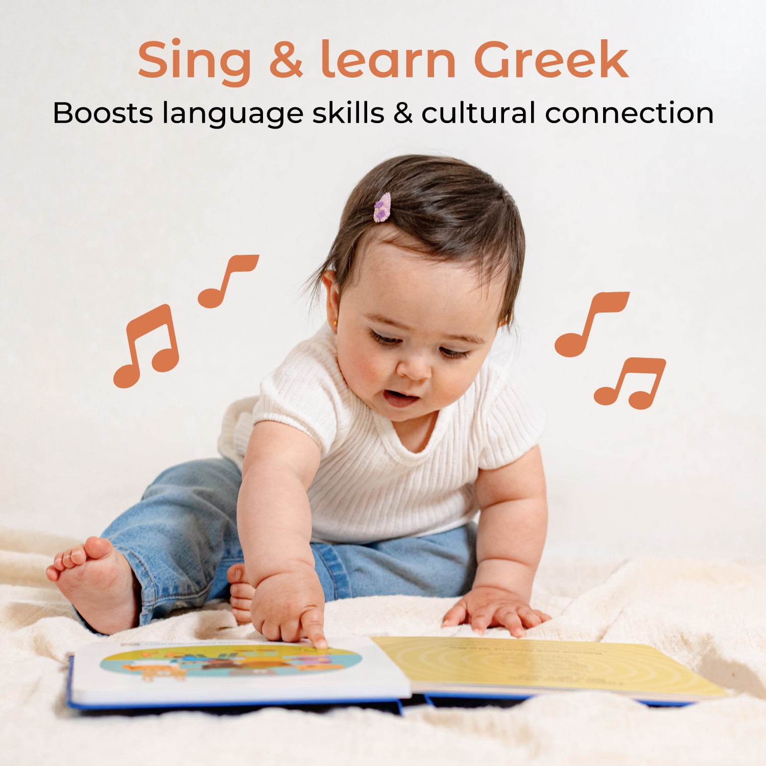 Cali's Books Greek Nursery Rhymes Bilingual Sound Book