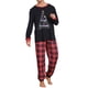 thumbnail image 2 of INSPIRAR CHIC Conjunto de Pijamas de Navidad para Mujeres, Manga Larga, Árbol de Navidad, Conjunto de Lounge a Juego para Parejas, Rojo ["Niños y Niñas"], 2 of 5