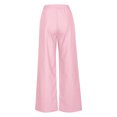 thumbnail image 6 of Jewelreauty Womens Wide Leg Linen Pants Casual Drawstring High Waisted Loose Palazzo Pants 2025, 6 of 6
