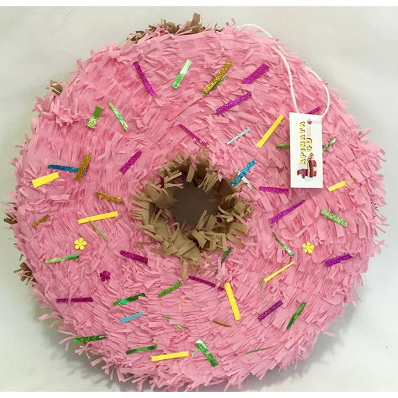 APINATA4U Light Pink Doughnut Shape Pinata