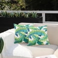 thumbnail image 4 of Outdoor Pillow Covers 18x18 Inch Set of 2 Green Leaves Decor Waterproof Throw Pillow Covers Farmhouse Outdoor Waterproof Pillow Covers Decor for Patio Funiture Garden Sofa Couch 6C, 4 of 6
