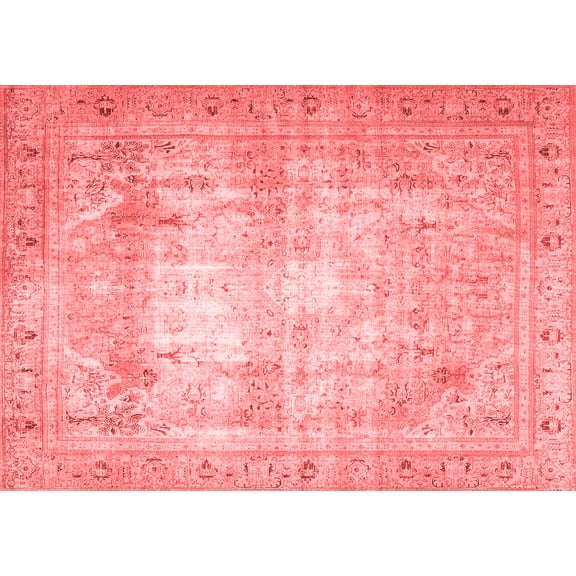 Ahgly Company Indoor Rectangle Persian Red Traditional Area Rugs, 5' x 7'