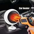 thumbnail image 4 of Planet Car Calefacción 12V/24V 240W Enchufe en el encendedor de cigarrillos, descongelación rápida 2 en 1, rotación de 360°, potente calefacción silenciosa o refrigeración de su elección esquí esquí Gafas de esquí, 4 of 5