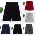 thumbnail image 4 of Mens Pajamas Sleepwear Homewear Shorts Sport Gym Yoga Drawstring Short Pants, 4 of 11