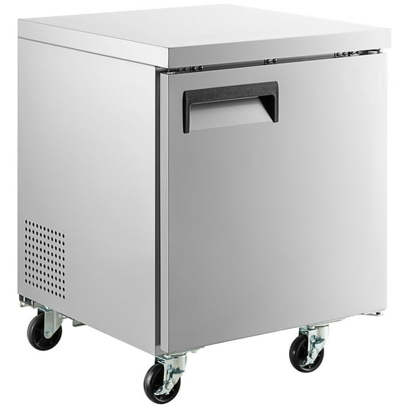 NSF 29 in. Undercounter Freezer 7 Cu.Ft.  Worktop Single Door Stainless Steel Commercial Freezer