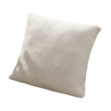 Kyusrd Solid Color Woven Knitted Pillow