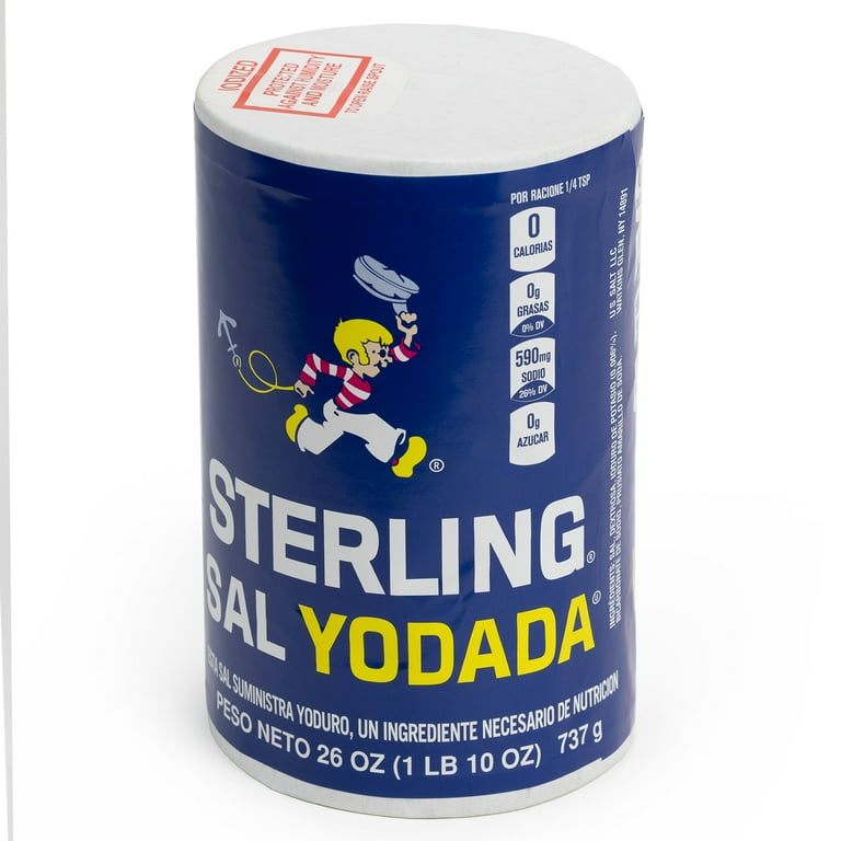 Sterling, Iodized Salt, 26 oz (737g) - Walmart.com