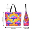 thumbnail image 5 of Kdxio Magic Mushrooms Casual Tote Bags Women Big Capacity Shoulder Bag for Women Travel Shoulder Bags Handbags, 5 of 8