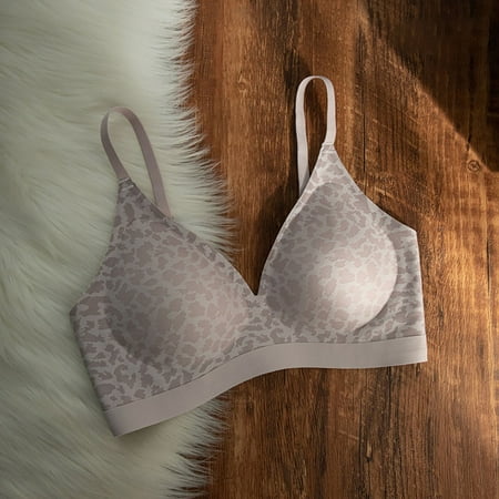 Baodmurt Push Up Bras for Women Lounge & Sleep Triangle Lingerie  Underwear  Purple 38C