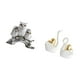 thumbnail image 5 of Elegante escultura de búho y cisne, adorno de mesa para sala de estar, oficina, armario, mesita de noche, estantería de entrada., 5 of 8