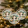 thumbnail image 6 of Acrylic Sea Glass Christmas Tree Ornament 3.15in,Beach Themed Hanging Decor for Household Gift, 6 of 6