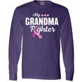 thumbnail image 3 of Inktastic Breast Cancer Awareness My Grandma is a Fighter Long Sleeve T-Shirt, 3 of 5