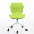 thumbnail image 5 of Modern Home Ripple Mid-Back Office Task Chair - White/Lime White Base, 5 of 7