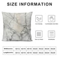 thumbnail image 6 of Acheng Marble Pattern Decorative Throw Pillows Covers, Smoky Ink Marble Square Pillow Cushion Covers for Man Woman, Pillowcases Decor for Home Sofa Bed Garden 2 Packs,White Gray Marble White, 6 of 6