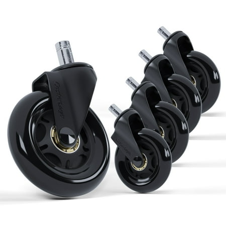 The Best Office Chair Caster Wheels Set Of 5 Heavy Duty Soft