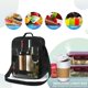 thumbnail image 4 of Disketp Two Bottles Of Red And White Wine Bolsa Térmica Estampada para Almuerzo, Lonchera para Hombres y Mujeres Adultos, 4 of 7