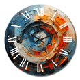 thumbnail image 4 of Designart "Dynamic VORTEX" Abstract Spirals Oversized Wall Clock, 4 of 5