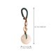 thumbnail image 2 of Chinese Car Hanging Keychain Pendant Good Luck Charm Round Shape Glass Material Daily Use 2Set, 2 of 4