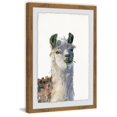 thumbnail image 3 of Chewing Llama Framed Painting Print, 3 of 5