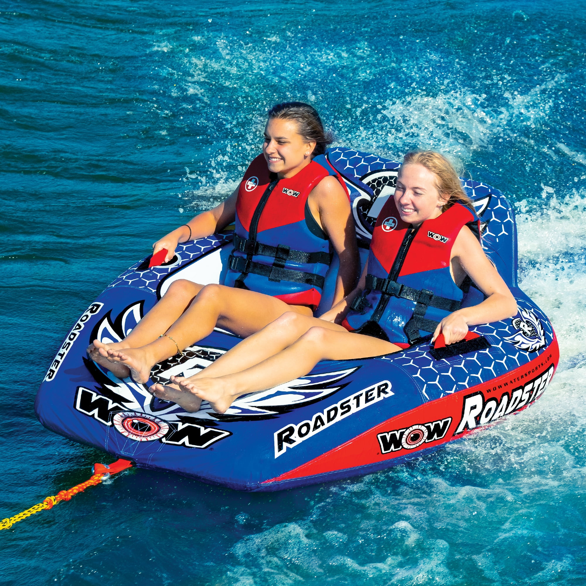 WOW World of Watersports Inflatable Roadster 2P Towable Tube