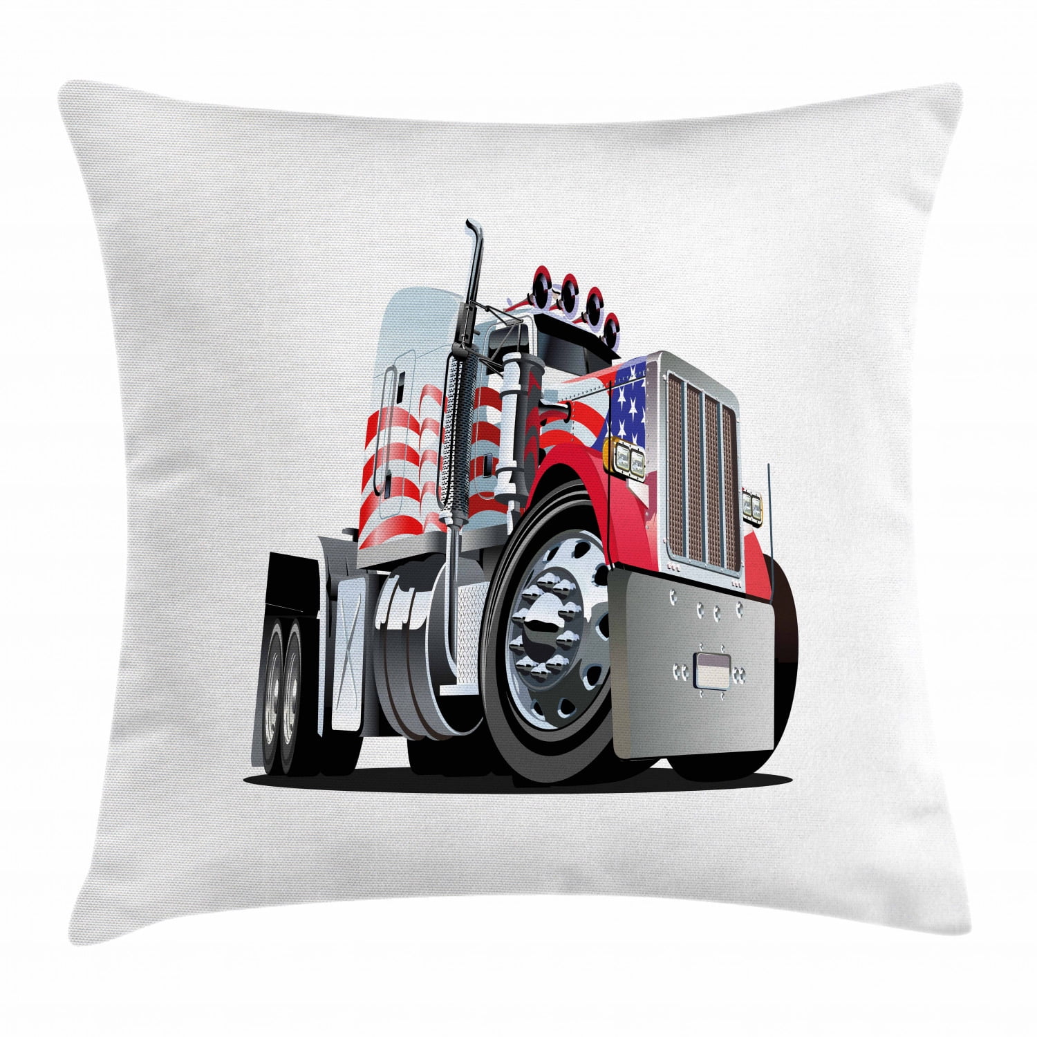 truck throw pillow