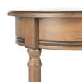 thumbnail image 7 of SAFAVIEH Tinsley Solid Rustic Round Accent Table, Brown, 7 of 7