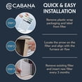 thumbnail image 3 of Cabana Filters 16 x 25 x 1 HVAC Furnace Air Filter Replacement, MERV 8, 6 Pack, 3 of 6