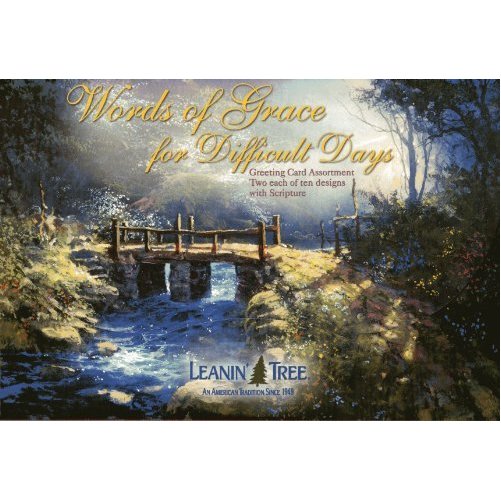 Leanin Tree Religious Card Assortment Words of Grace for Difficult
