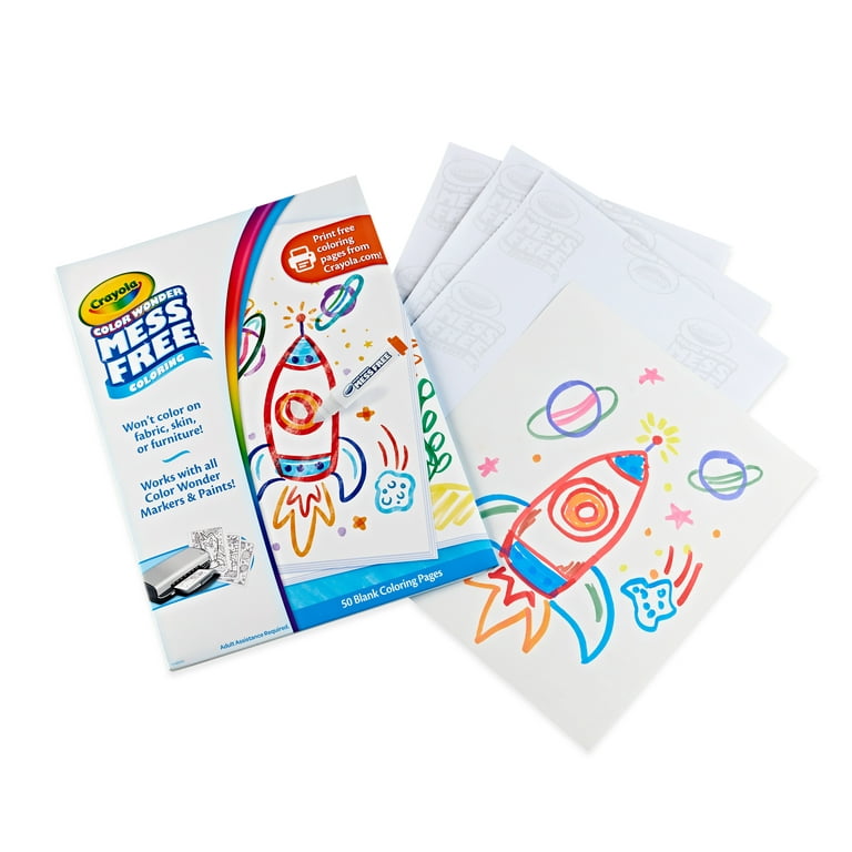 Crayola Color Wonder, Mess Free Coloring Pad, Refill Paper, 30 Blank Pages  : Toys & Games 