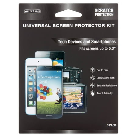 WriteRight Universal Screen Protector, 3-Pack