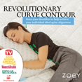 durable Zoey Sleep Side Sleep Pillow for Neck and Shoulder Pain Relief