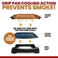 thumbnail image 4 of Gotham Steel Smokeless Indoor Grill, Ultra Nonstick Electric Grill, Dishwasher Safe Surface, Temp Control, Metal Utensil Safe, Barbeque Indoors with No Smoke!, 4 of 6
