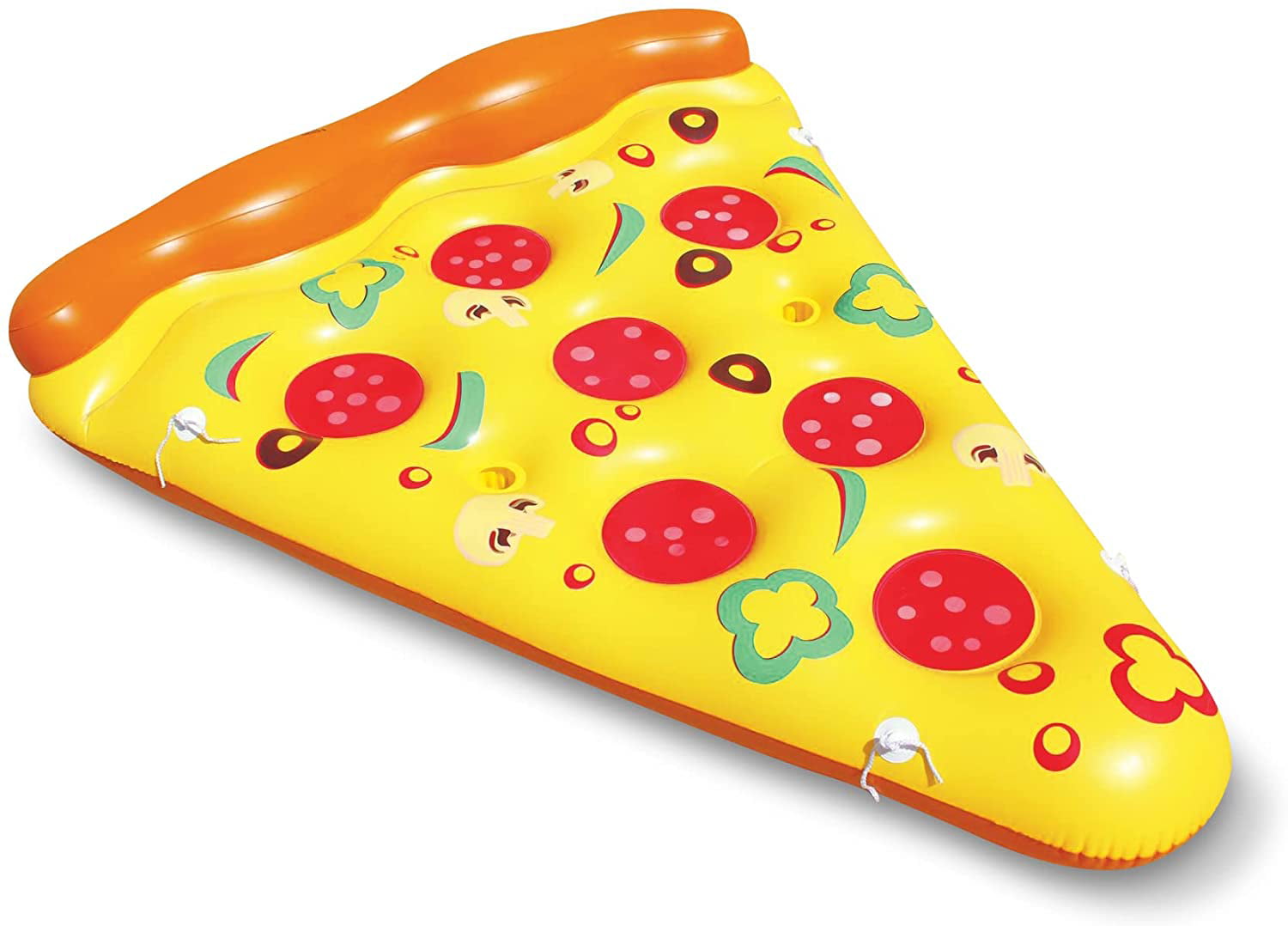 Water Toy Inflatable Pizza Slice Float Fun Beach Lounger Swimming Pool Air Tubes 