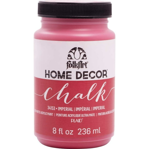 FolkArt 34153 Home Décor Chalk Acrylic Paint, Matte, Imperial, 8 fl oz