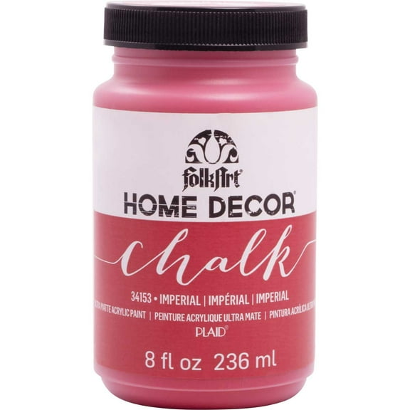 FolkArt Home Décor Chalk Acrylic Craft Paint, Imperial, Ultra Matte Finish, 8 fl oz