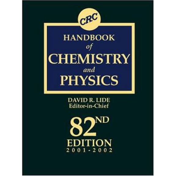 Pre-Owned CRC Handbook of Chemistry and Physics, 82nd Edition (Paperback) 0849304822 9780849304828