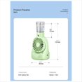 thumbnail image 1 of Ventilador Nebulizador Suministros de Refrigeración para Exteriores con Botella Nebulizadora para Salón Dormitorio Cómodo y Refrescante Negro, 1 of 5