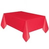 Red Plastic Party Tablecloths, 108 x 54in, 3ct, Way to Celebrate!