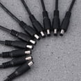 thumbnail image 4 of Power Jack 10pcs 5.5X2.1mm Male Power Connector Plug Cable Jack Adapter for Cctv Camera (Black), 4 of 8