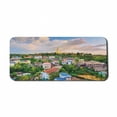 thumbnail image 1 of Landscape Computer Mouse Pad, Yangon Myanmar Skline Cityscape Scenery with Nature Village Houses Art Print, Rectangle Non-Slip Rubber Mousepad X-Large, 35" x 15" Gaming Size, Multicolor, by Ambesonne, 1 of 2