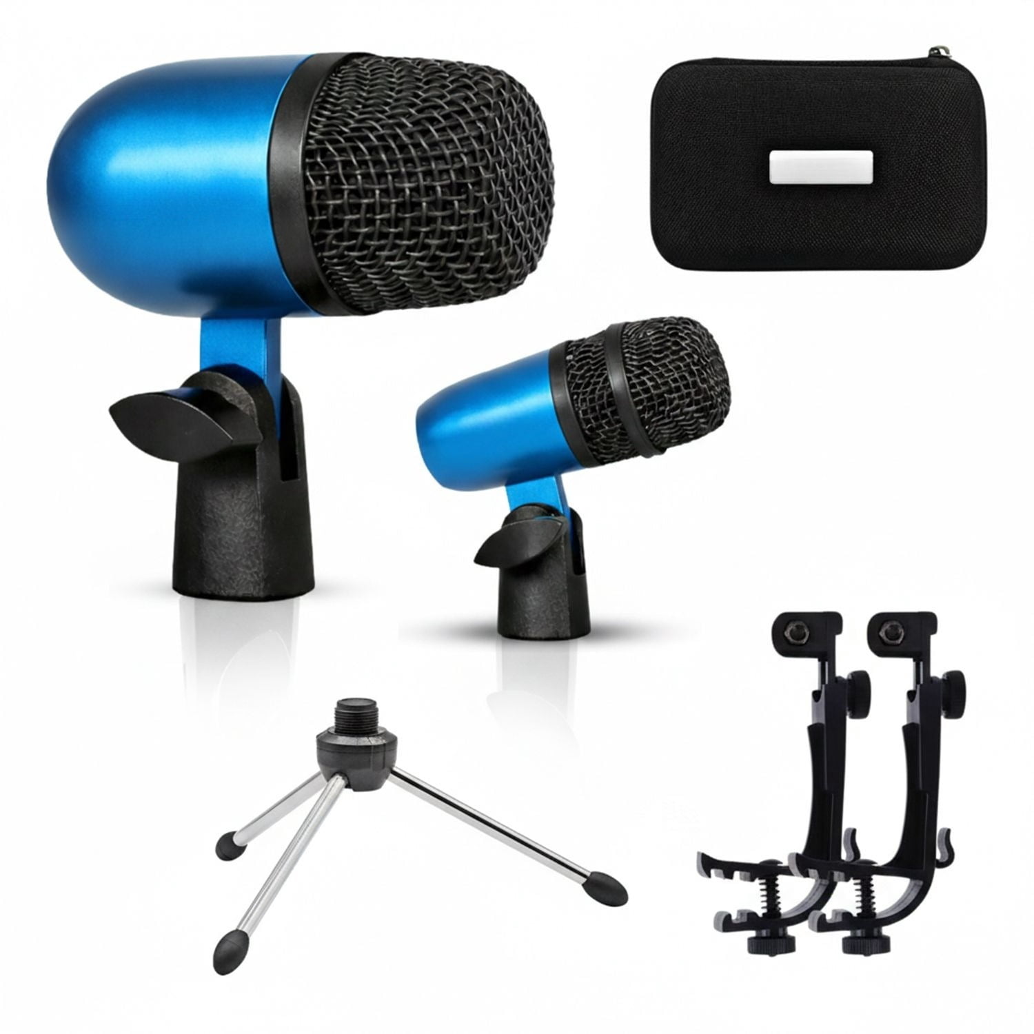 Bass Microphone, Portable Microphone, Clip-on Microphone, with Desktop Stand and XLR Interface, Suitable for Recording Studios and Concerts