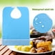 thumbnail image 4 of BRIGHTFUFU Delantal de ayuda impermeable del protector del babero de Mealtime del adulto (azul claro), 4 of 8