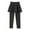 Black, variant on Fashion Girls' Leggings with Skirt - Footless Cotton Ruffle Skirt Pants for Kids for 3-12 Years