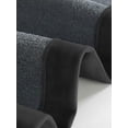 thumbnail image 5 of Modern Dutch Velvet Solid Color Blackout Curtains For Living Room And Dedroom Blackout Curtains 2 pcs, Black, W42 x L63 Inch, 5 of 5